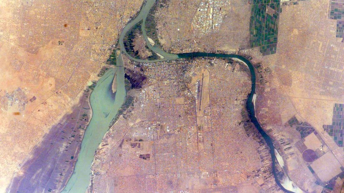 Image satellite de N'Djamena utilisée pour l'analyse spatiale SIG